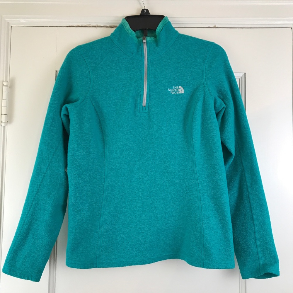 THE NORTH FACE FLEECE PULLOVER SMALL TURQUOISE